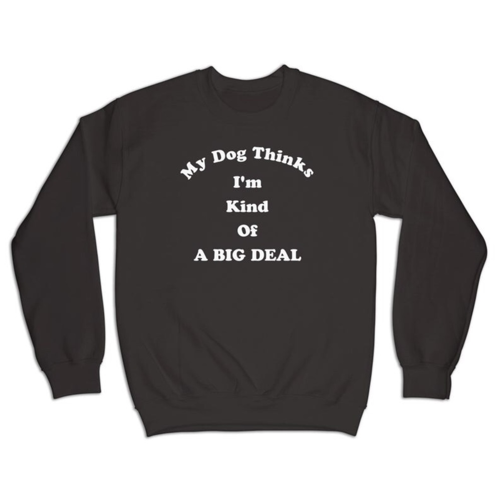 Women’s Sweater Crew-neck Sweatshirt Dog Mom Gift
